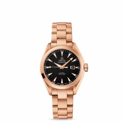 Omega Seamaster Aqua Terra 150M Co-Axial 34 Red Gold / Black / Bracelet 231.50.34.20.01.002 (23150342001002)